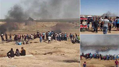 إصابة 206 فلسطينيين برصاص الاحتلال شرقي غزة