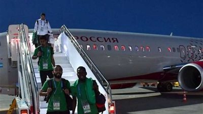 بعثة المنتخب السعودي تصل فولجوجراد استعدادا لمواجهة منتخب مصر