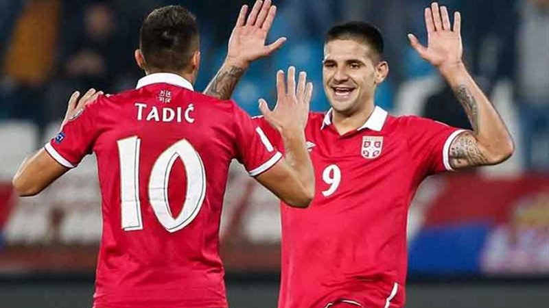 هدف مبكر لصربيا أمام