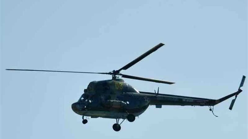 مصرع طيار بتحطم مروحية