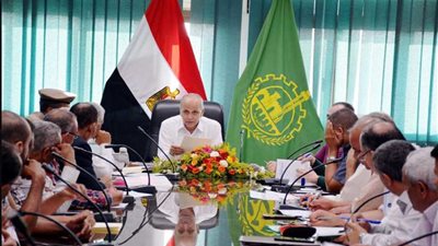 محافظ القليوبية يناقش رصف 14 طريقًا