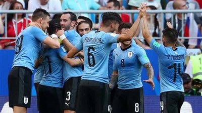 دييجو لاكسالت يسجل ثاني أهداف أوروجواي في شباك روسيا