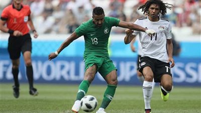 السعودية يسجل هدف التعديل في شباك الحضري