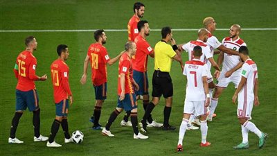 شوط أول.. تعادل المغرب وإسبانيا