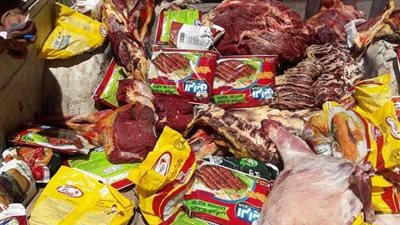 تحرير 7 محاضر لبيع لحوم الفاسدة بـ