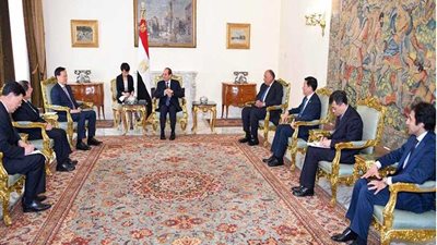 الرئاسة: السيسي يؤكد حرص مصر على جذب الاستثمارات الصينية