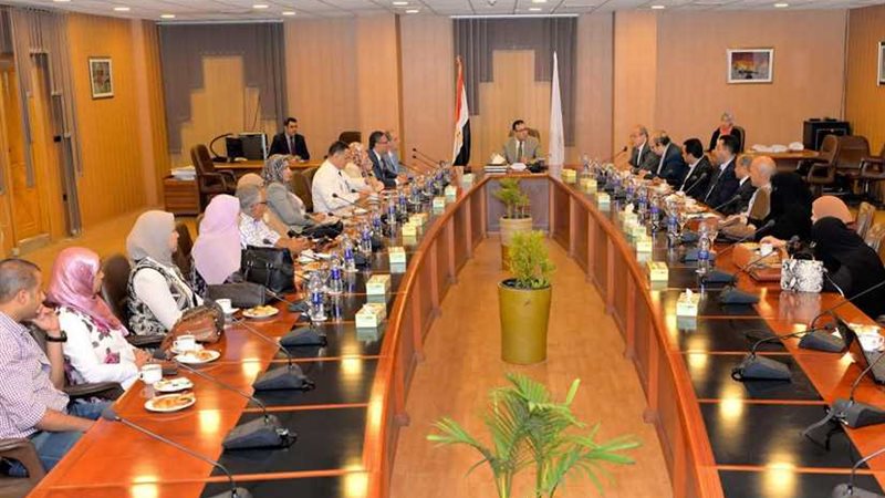 القناوي يستقبل لجنة