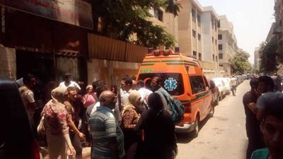 نقل طالب بمغاغة للمستشفى بعد توقف ذراعه عن الكتابة