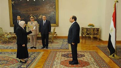 الرئاسة: المستشارة أماني الرافعي تؤدي اليمين رئيسة لهيئة النيابة الإدارية