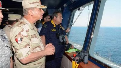 وزراء دفاع مصر وقبرص واليونان يشهدون 