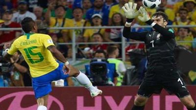 البرازيل تتقدم على صربيا في الشوط الأول بأقدام جونيور