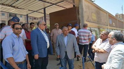 رئيس مترو الأنفاق يتفقد محطة المرج المؤقتة قبل غلق المرج الجديدة الأسبوع المقبل
