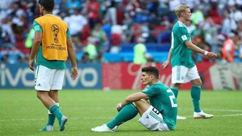 صدمة خروج منتخب ألمانيا