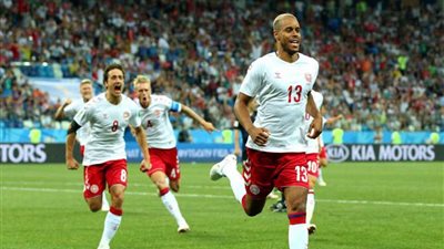 الدنمارك تسجل أسرع هدف في مونديال روسيا ويحطم رقم رونالدو