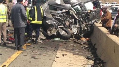 مصرع وإصابة 3 أشخاص في حادث تصادم بالطريق الزراعي بقها