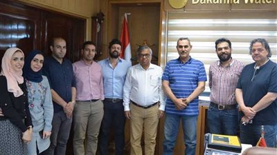 وفد من البنك الدولي يزور شركة مياه الدقهلية