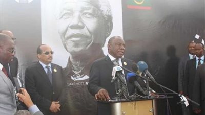 رؤساء أفارقة يدشنون شارعاً في نواكشوط باسم مانديلا