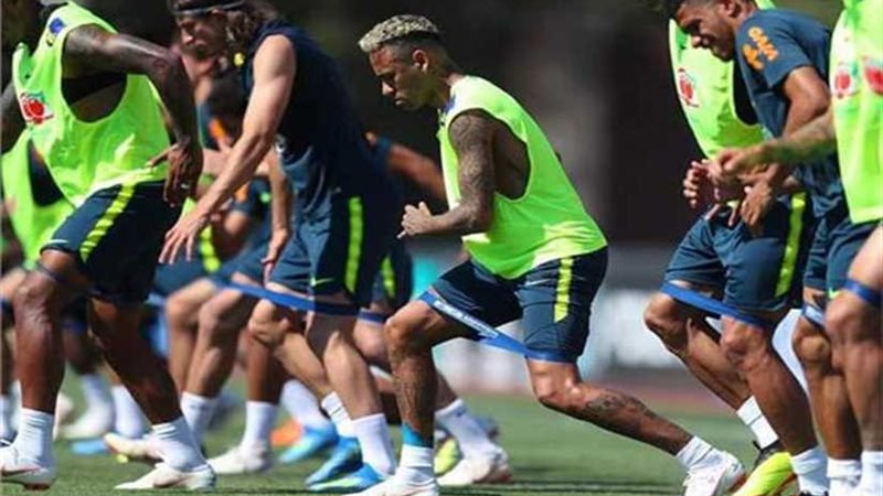 البرازيل تخوض تدريبها