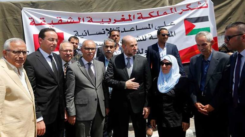 قافلة مساعدات غذائية