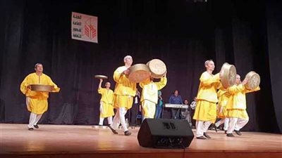 تنورة الغربية والكف البدوى وعروض شعبية في فعاليات اليوم الرابع لافتتاح مسرح طنطا