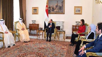 السيسي يؤكد حرص مصر على التعاون المشترك مع الإمارات