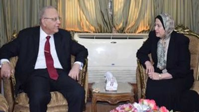 رئيس هيئة النيابة الإدارية تستقبل وزير العدل