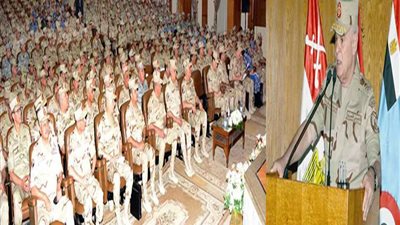 الفريق محمد فريد يلتقي عدداً من الضباط المرشحين لمناصب قيادية