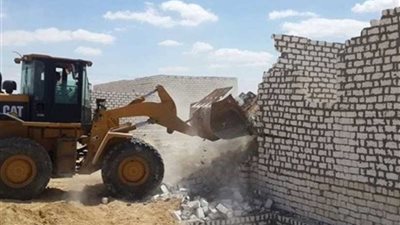 إزالة ١٣٣ حالة تعد على أملاك الدولة والأراضي الزراعية ونهر النيل