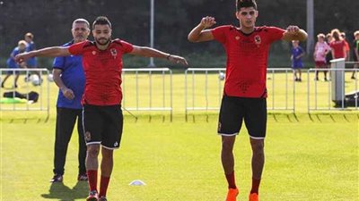 باسم على والشيخ يواصلان التأهيل في مران الأهلي