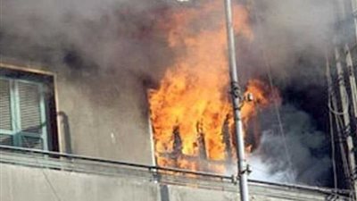 إصابة شخصين فى حريق منزل بعزبة عشره بأبو المطامير