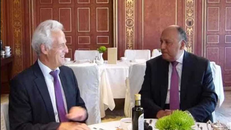 وزير الخارجية يلتقي