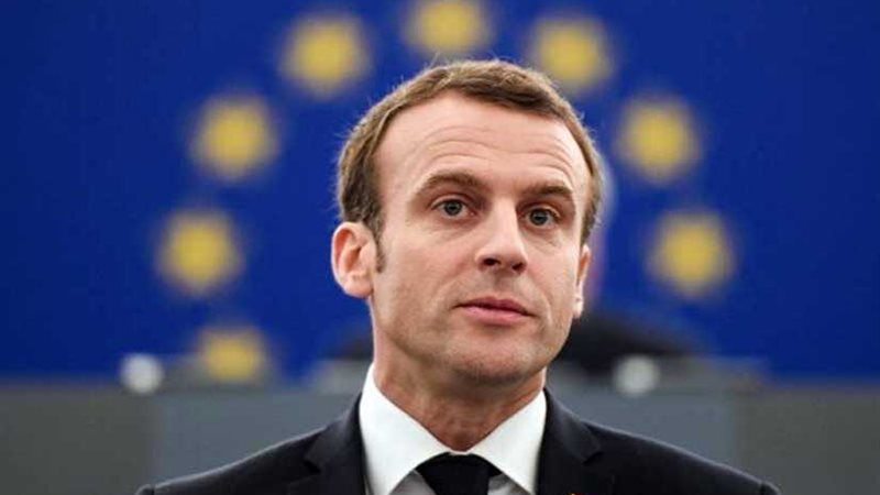 ماكرون يدين الاعتداء