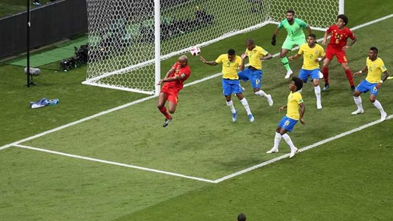 بلجيكا تتقدم بهدف