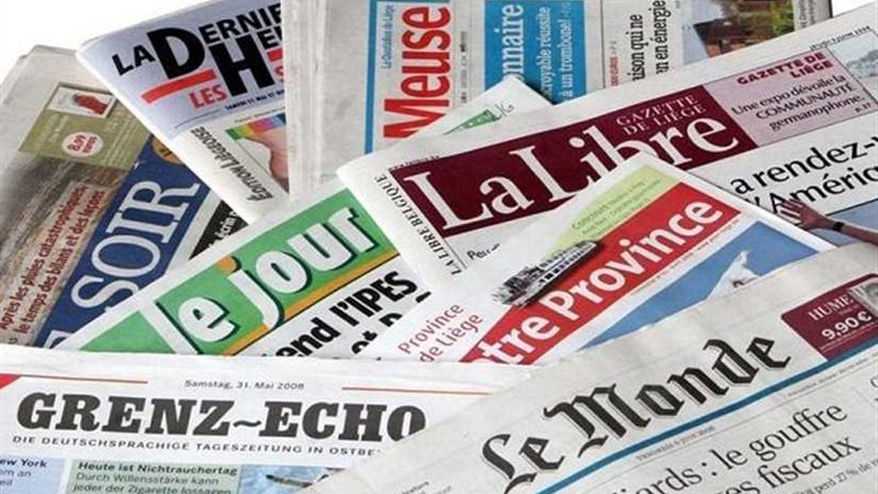 الصحف البلجيكية تحتفل