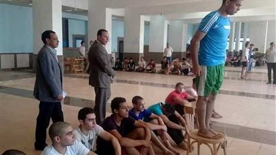 اختبارات تربية رياضية ”شبين الكوم“ بحضور رئيس الجامعة