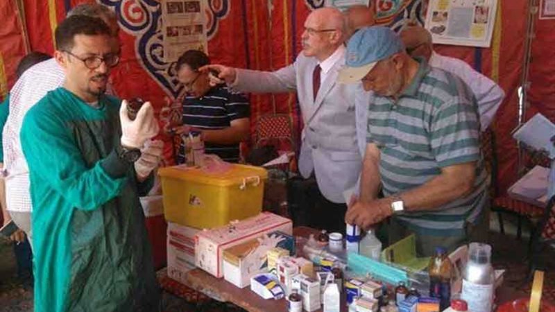 قافلة للكشف على المواشي