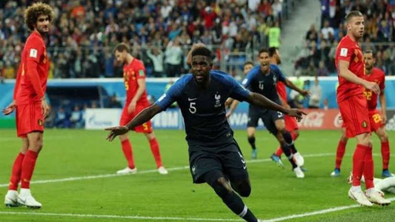 فرنسا تفوز على بلجيكا