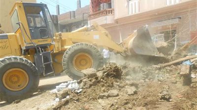 إزالة 3 تعديات على أراضي الدولة بأسيوط (صور)