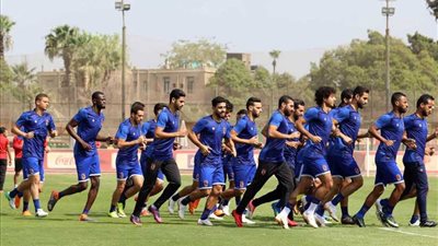 الأهلي يخوض مرانه الأخير في 