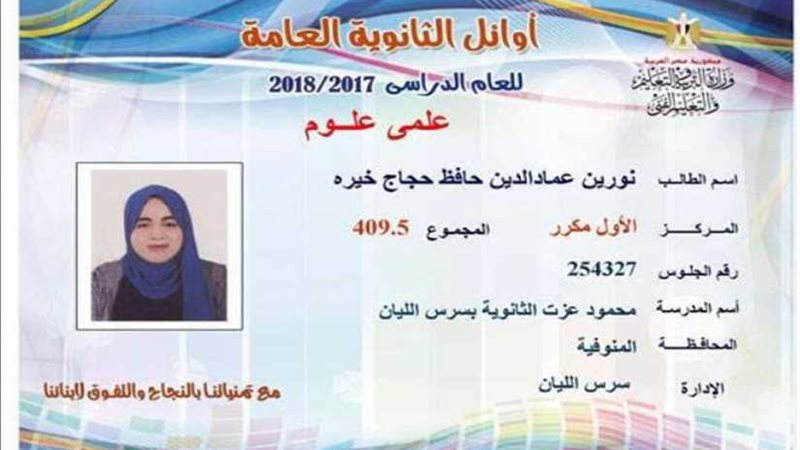 نورين حافظ الأولى