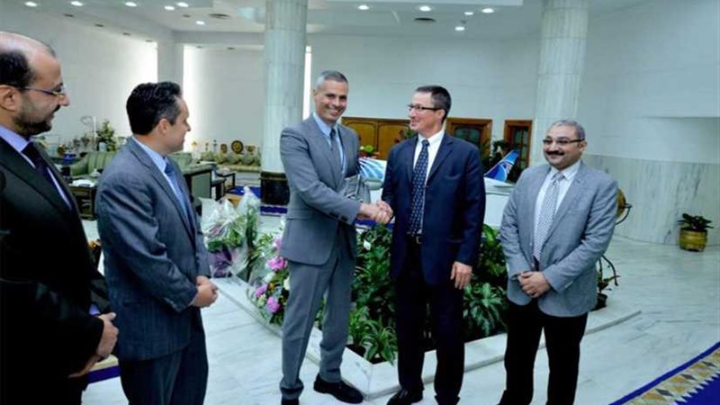 وفد شركة بوينج من