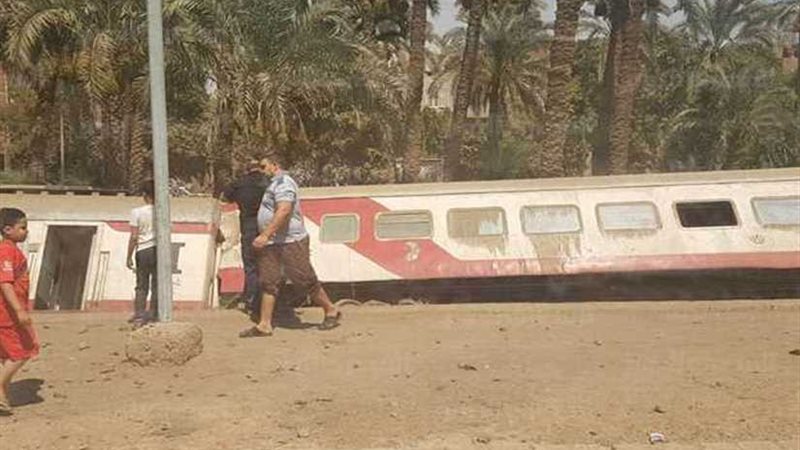 خروج قطار عن قضبان