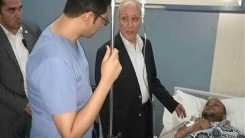 العصار يزور مصابى