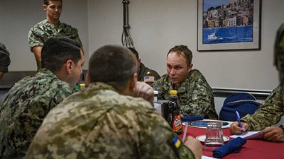 استمرار المناورات العسكرية الأمريكية- الأوكرانية في البحر الأسود (صور)