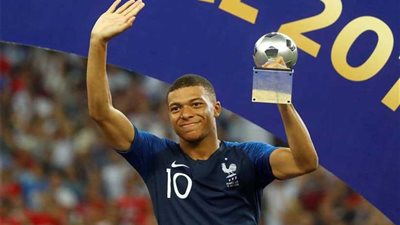 مبابيه وكورتوا أفضل صاعد وحارس بكأس العالم