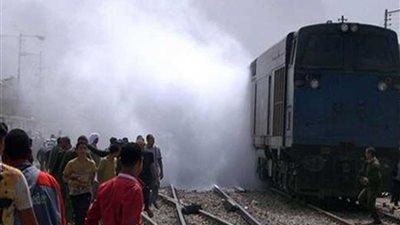 حقيقة حريق قطار نجع حمادي