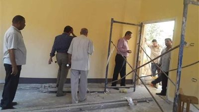 رئيس مدينة مغاغة بالمنيا يتابع أعمال مجزر