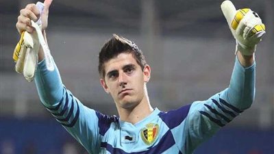 كورتوا أكثر حارس مرمى خوضا لمباريات دولية فى تاريخ بلجيكا