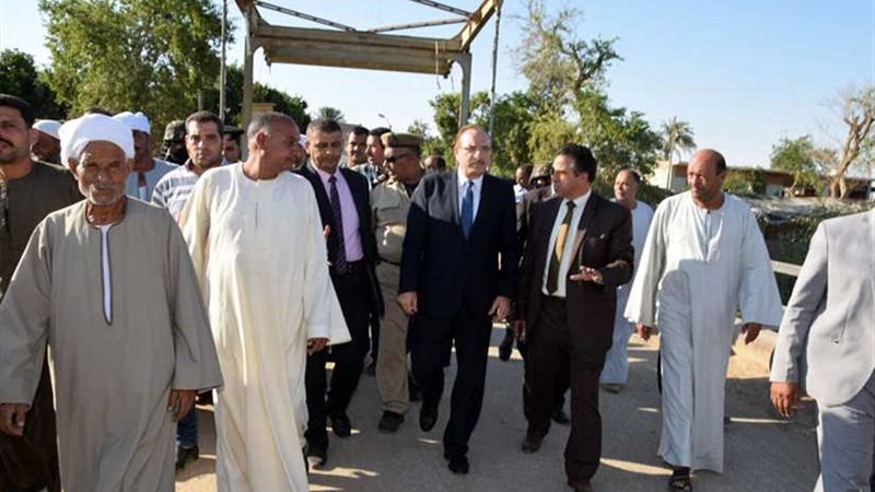 محافظ بني سويف يتفقد