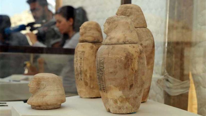 كشف آثري بمنطقة سقارة